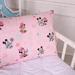 Набір дитячий MirSon зима Kids Time 20-0042 Pink Mikey Mouse 110x140 см EcoSilk: ковдра з подушкою (2200009666186) - мініатюра 6