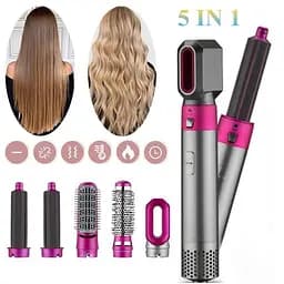 Стайлер 5 в 1 Hot Air Styler для різних типів волосся з функціями надання об'єму, випрямлення, укладання - мініатюра 5