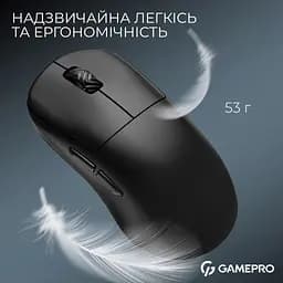 Мишка GamePro Asgard Loki Wireless/USB Black (GM022B) - мініатюра 6