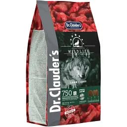 Сухой монопротеиновый корм для собак Dr.Clauder’s Wildlife Lamb с высоким содержанием свежего мяса ягненка 350 г