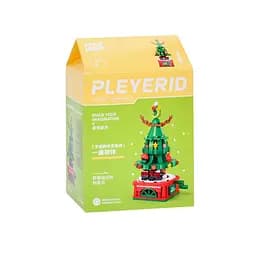 Конструктор детский Новогодняя Елка SLUBAN M38-P8035 Зеленый