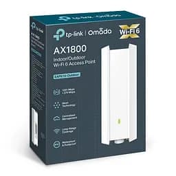 TP-Link Точка доступу EAP610 OUTDOOR AX1800 1xGE LAN PoE MU-MIMO OFDMA зовн. - мініатюра 10