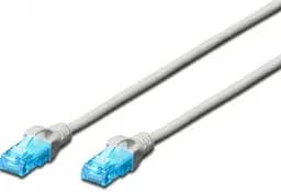Патч-корд CAT 5e UTP 20м 26AWG RJ45 7/0.16 Cu LSZH сірий 2E teh0018339