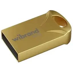 Флеш накопичувач USB 64Gb Wibrand Hawk золотистий USB 2.0 (WI2.0/HA64M1G)