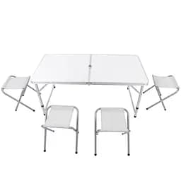 Раскладной стол Market Union и 4 стулья 120 x 60 x 70 см