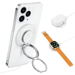 БЗП Wiwu Wi-W027 3 in 1 wireless charger White