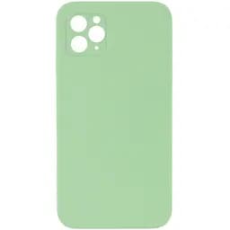 Чохол Epik Silicone Case Square Full Camera Protective AA NOLOGO для Apple iPhone 11 Pro 5.8 М'ятний/Mint
