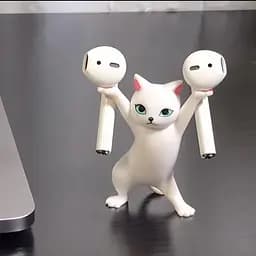 Тримач для аксесуарів BeCover "Cute Cat" Сніжок (712118) - мініатюра 3