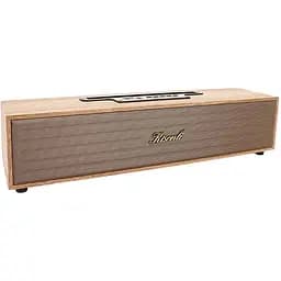 Колонка Kisonli G11A Bluetooth 5.0, 2х5W, 1200mAh, ≥90dB, USB/TF/BT/FM/AUX, DC: 5V/1A, Wooden, BOX, Q20