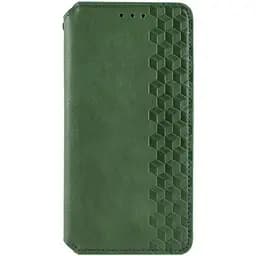 Чохол-книжка шкіряний Getman Cubic (PU) для Samsung Galaxy A26 5G Зелений