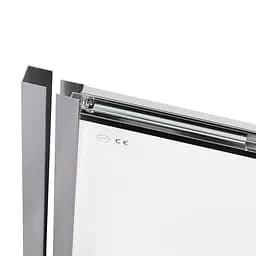Душові двері в нішу Qtap Taurus CRM2012-13.C6 120-130x185 см, скло Clear 6 мм, покриття CalcLess, універсальні, прозорий - мініатюра 4