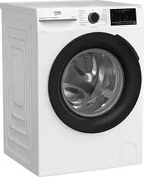 Beko Пральна машина Beko фронтальна, 8кг, 1400, A, 55см, дисплей, інвертор, пара, білий - мініатюра 2