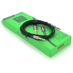 Кабель AUX Audio iKAKU KSC-389 ROUYA DC 3.5 папа-папа 1м