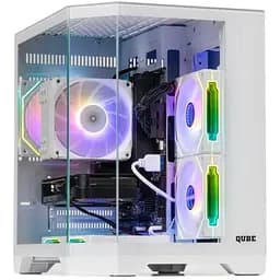 Корпус QUBE CRYSTAL ARGB White (CRYSTAL_GWNU3) Без БП