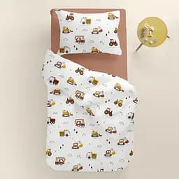 Дитяча постільна білизна Cosas LITTLE BUILDER CS1 110х140см (LittleBuilder_13Caramel_140) - мініатюра 2