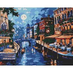 Алмазная мозаика Романтика Италии AMO8048, 40х50 см