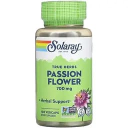 Пассифлора Solaray Passion Flower 700 mg, 100 вегакапсул