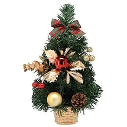 Ялинка штучна Chomik червоно-золотистий декор 30 см (ANT2323)