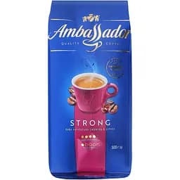 Кава в зернах Ambassador Strong 500 г (843950)