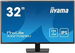 Монитор 31.5" Iiyama 31,5" X3270QSU-B1 QHD IPS 100Hz (X3270QSU-B1)