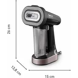 Компактний відпарювач Tefal Pure Force 3 в 1 чорно-рожевий (DT8765E0) - мініатюра 9
