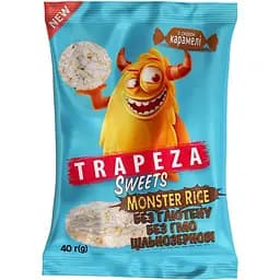 Міні-галети Trapeza Sweets Monster Rice зі смаком карамелі 40 г (920799)