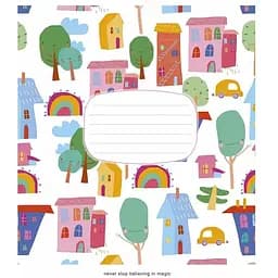 Зошит учнівський Bright life Школярик 012-3101K-2 у клітинку на 12 аркушів