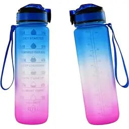 Мотивационная бутылка для воды с временем без BPA Tritan фитнес спорт прогулка bwr 1 л