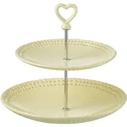 Етажерка J-Line 25.5 см жовта (34663)