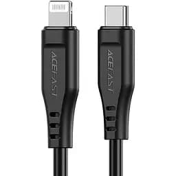 Кабель Acefast C3-01 Type-C to iP 3A 30W TPE TPE разъемы черный