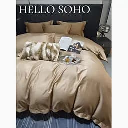 Комплект постільної білизни Soho Boutique євро Сircle Cream (A130089) - мініатюра 2