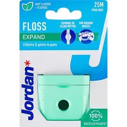 Зубна нитка-флос Jordan Everyday floss фтор, м'ята та зубна паста - мініатюра 2