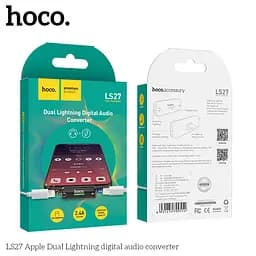 Адаптер Hoco Lightning to Dual Lightning LS27 2A - мініатюра 3