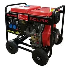 Генератор дизельний Solax 4.6/5.0 кВт, однофазний, ручний/електрозапуск (SDJ7000ME)