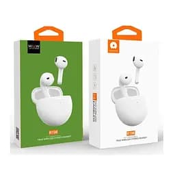 Бездротові навушники WUW-R196, TWS, BT5.0, 30mAh, 180mAh, 4h, white - мініатюра 4