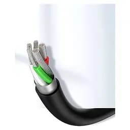 Дата кабель USB 2.0 AM to Type-C 3.0m 3.0A 18W US287 Black Ugreen (60826) - мініатюра 8