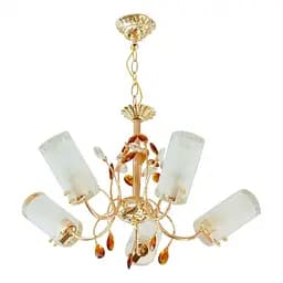 Люстра підвісна Brille флористика E27 60W G (LK-097S/5)