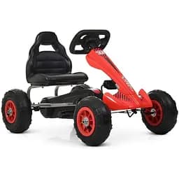 Педальный карт Bambi kart M 4036-3 надувные колеса Красный