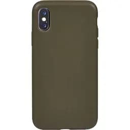 Чохол-накладка Toto Degradable TPU Case Apple iPhone X/XS Kaki