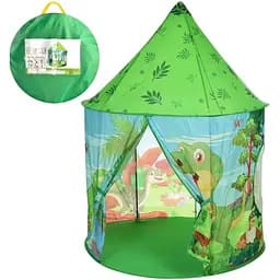 Дитячий намет Intex MR 0710 з динозаврами, вхід на застібках, 2 вікна ( 97х97х130 см)