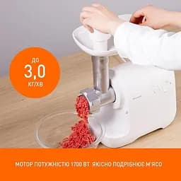 М'ясорубка Panasonic MK-GX1700WTQA - мініатюра 8