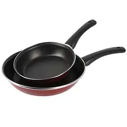 Набір сковорідок Bergner Classique червоний з чорним (BGEU-5757)