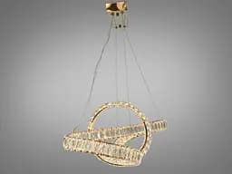 Підвісна LED-люстра Diasha D8861/800x300G, кришталева спіраль, золото, 85 W, пульт ДК - мініатюра 5