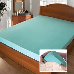 Простыня Ярослав на резинке махровая 200 х 180 х 20 диз.02 ментоловый