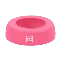 Миска-непроливайка Waudog Silicone, 1 л, рожевий (50797) - мініатюра 2