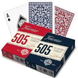 Карти гральні Fournier 505 Standard Index (red blue) (ВР_КИФ505)