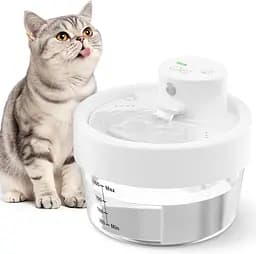 Фонтан з водою для кішок, фонтанчики для кішок для пиття, що перезаряджаються, автоматичний дозатор води для кішок