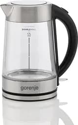 Gorenje Електрочайник 1.7л, 2,200 Вт, strix контроль, скло, нерж - мініатюра 2