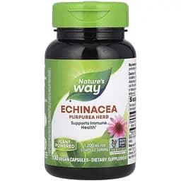 Натуральная добавка Nature's Way Echinacea Purpurea Herb, 100 вегакапсул