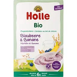 Каша из козьего молока Holle с черникой и бананом органическая от 6 месяцев 200 г